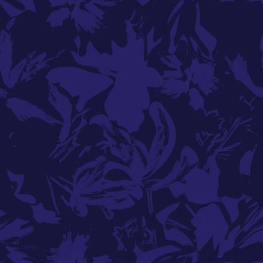 Moda tekstil, grafik, arka plan ve el sanatları için kusursuz desenli fırça darbeleri