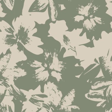 Moda tekstil, grafik, arka plan ve el sanatları için kusursuz desenli fırça darbeleri