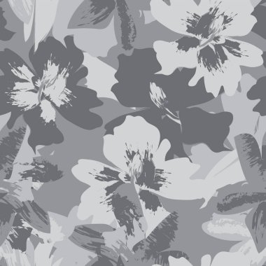 Moda tekstil, grafik, arka plan ve el sanatları için kusursuz desenli fırça darbeleri