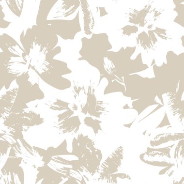 Moda tekstil, grafik, arka plan ve el sanatları için kusursuz desenli fırça darbeleri