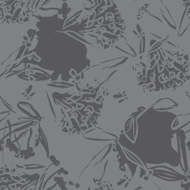 Moda tekstil, grafik, arka plan ve el sanatları için kusursuz desenli fırça darbeleri