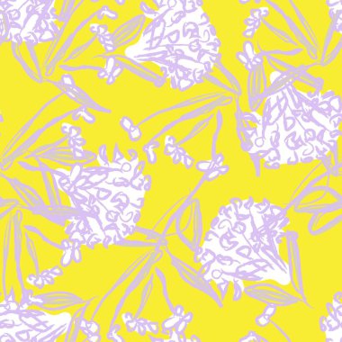 Moda tekstil, grafik, arka plan ve el sanatları için kusursuz desenli fırça darbeleri