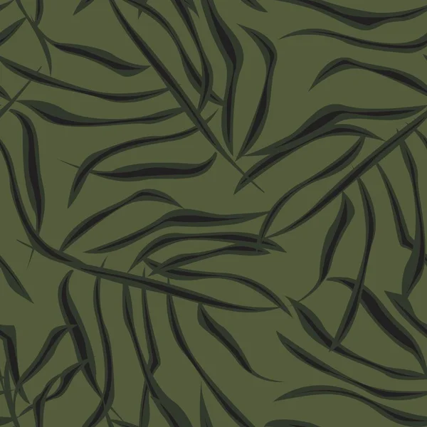 Tropical Leaf Bezproblemowe Projektowanie Wzorów Dla Tekstyliów Mody Grafiki Rzemiosła — Wektor stockowy