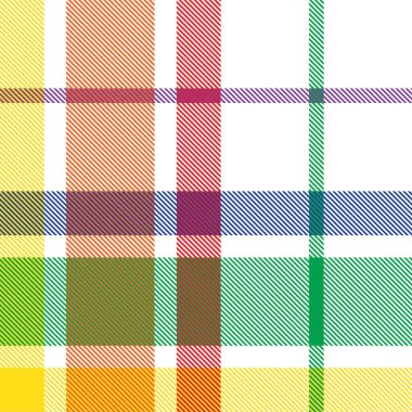 Gökkuşağı Ekoseli, kareli, ekose desenli moda tekstil ve grafikleri için uygun