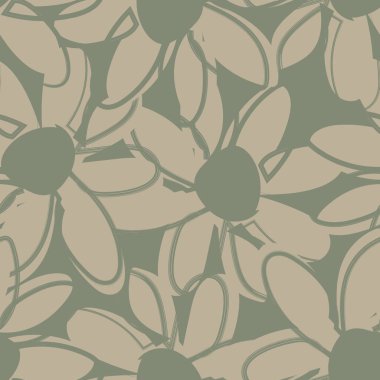 Moda tekstil, grafik, arka plan ve el sanatları için kusursuz desenli fırça darbeleri