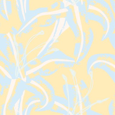 Moda tekstil, grafik, arka plan ve el sanatları için kusursuz desenli fırça darbeleri