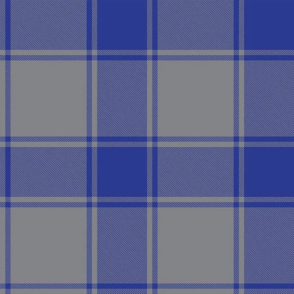 Blue Minimal Plaid Textured Seamless Pattern Fashion Textiles Graphics — Stock Vector