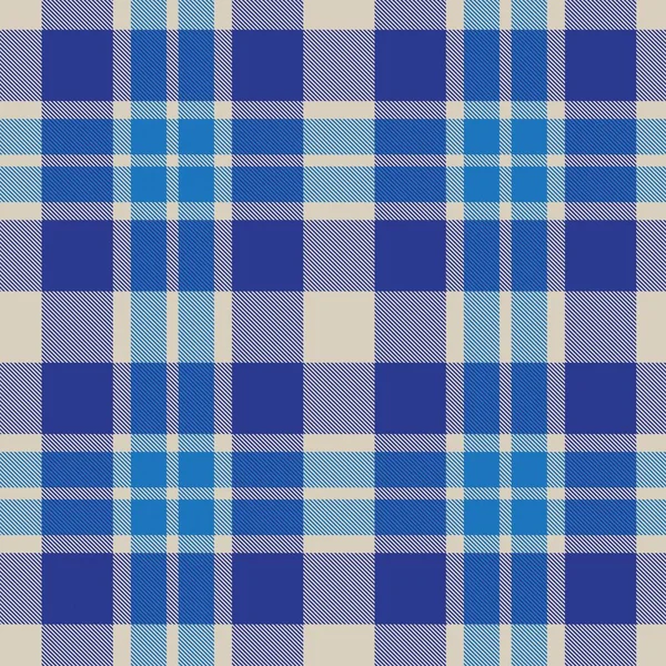 Blue Minimal Plaid Textured Seamless Pattern Fashion Textiles Graphics — Stockvector