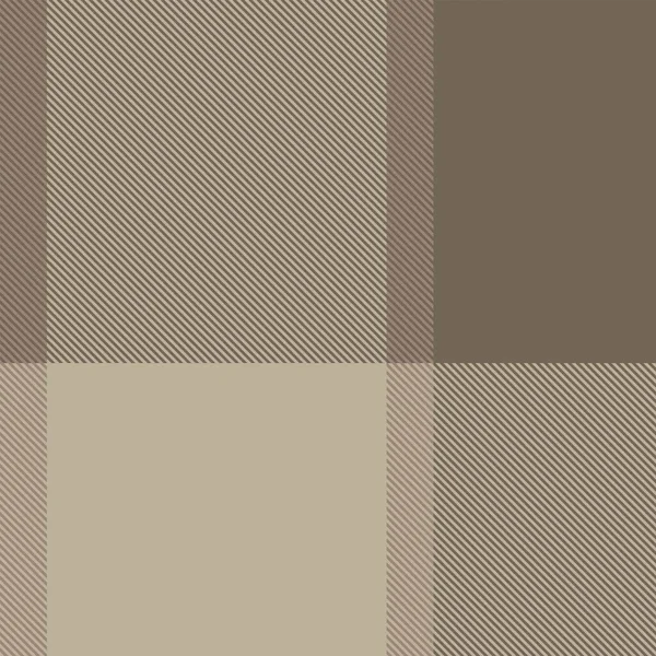 Brown Minimal Plaid Textured Seamless Pattern Fashion Textiles Graphics — Stockový vektor