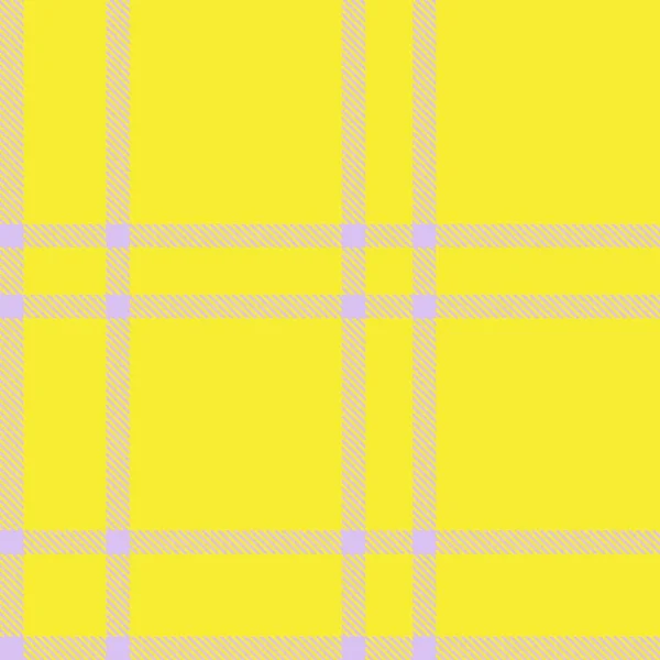Yellow Minimal Plaid Textured Seamless Pattern Fashion Textiles Graphics — Stockový vektor