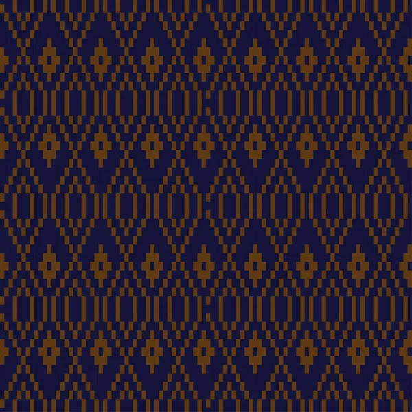 Argyle Fair Isle Design Motif Sans Couture Pour Tricot Textile — Image vectorielle