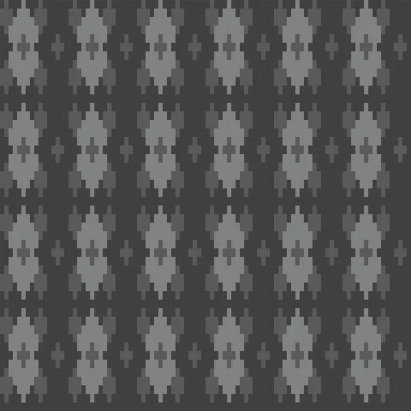 Argyle Fair Isle Design Motif Sans Couture Pour Tricot Textile — Image vectorielle