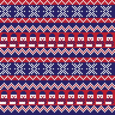Moda tekstil, örgü ve grafikler için Noel Kardan Adam panayırı desen tasarımı