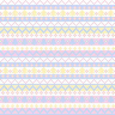 Moda tekstil, örgü ve grafikleri için Noel Ağacı panayır deseni tasarımı