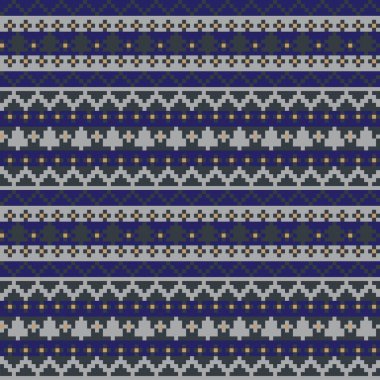 Moda tekstil, örgü ve grafikleri için Noel Ağacı panayır deseni tasarımı