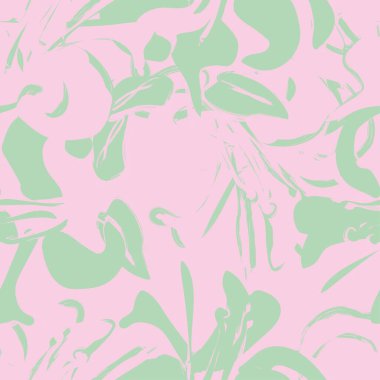 Moda tekstil, grafik, arka plan ve el sanatları için kusursuz desenli fırça darbeleri