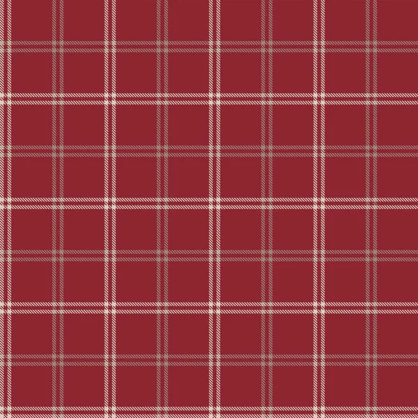 Red Minimal Plaid Textured Seamless Pattern Fashion Textiles Graphics — Stock Vector