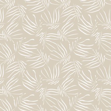 Moda tekstil, grafik ve el sanatları için tropik yapraksız desen tasarımı