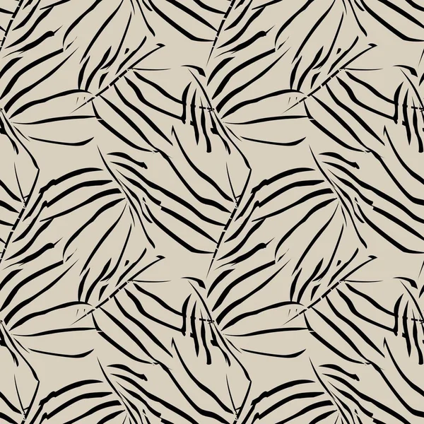 Diseño Patrones Sin Costura Tropical Leaf Para Textiles Gráficos Artesanías — Vector de stock