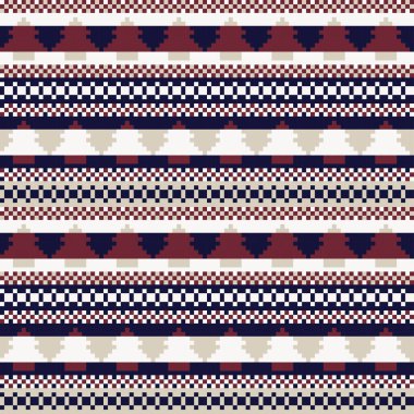 Moda tekstil, örgü ve grafikleri için Noel Ağacı panayır deseni tasarımı