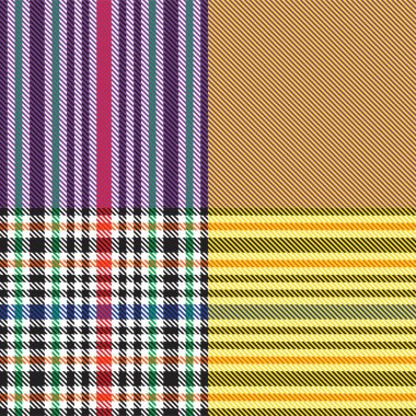 Gökkuşağı Ekoseli, kareli, ekose desenli moda tekstil ve grafikleri için uygun