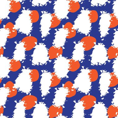 Moda tekstil, grafik ve arka plan için soyut fırça darbeleri desen tasarımı