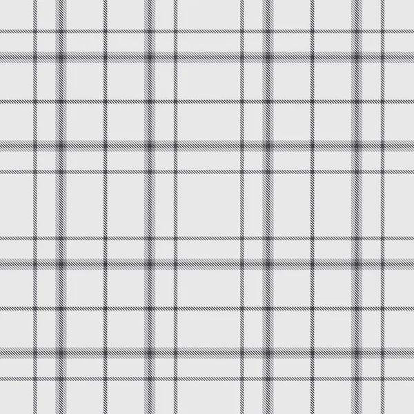 Monochrome Minimal Plaid Textured Seamless Pattern Fashion Textiles Graphics — Archivo Imágenes Vectoriales