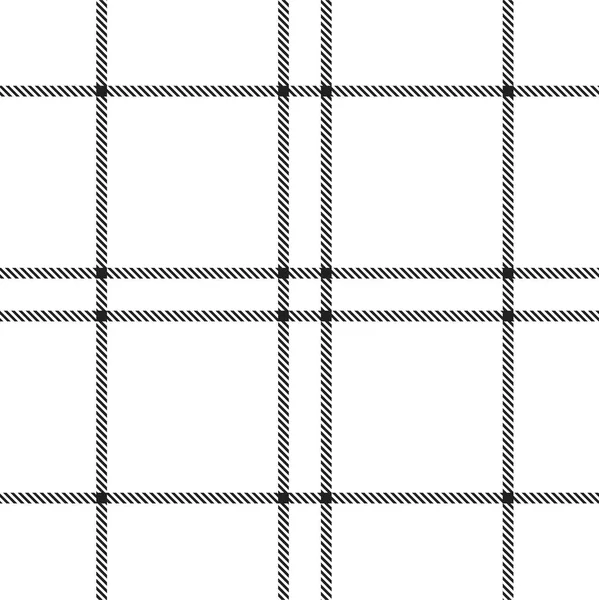 Monochrome Minimal Plaid Textured Seamless Pattern Fashion Textiles Graphics —  Vetores de Stock