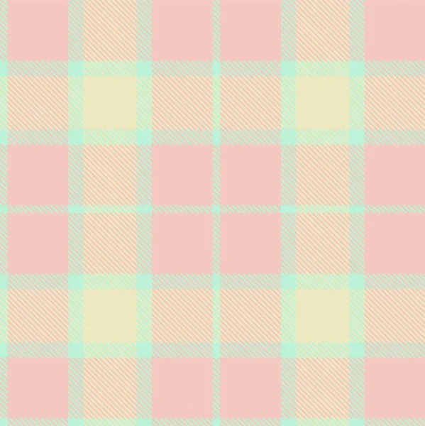 Pastel Minimal Plaid Textured Seamless Pattern Fashion Textiles Graphics — Stok Vektör