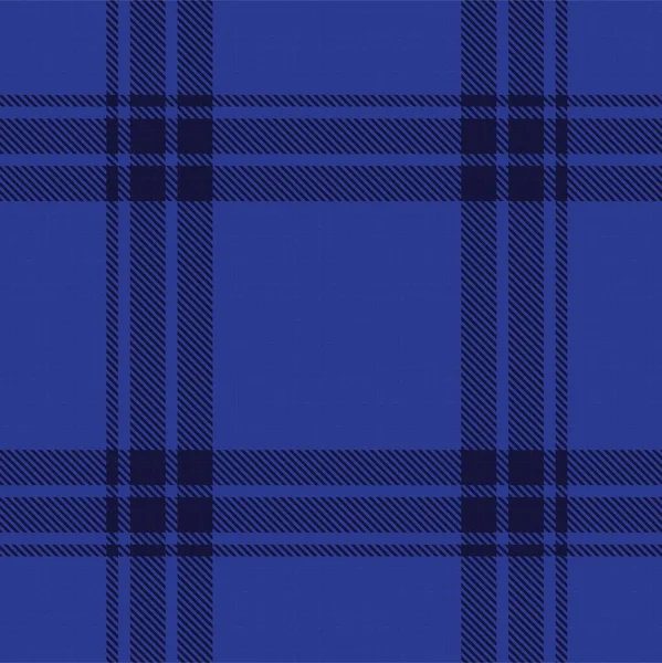 Blue Minimal Plaid Textured Seamless Pattern Fashion Textiles Graphics — Stok Vektör