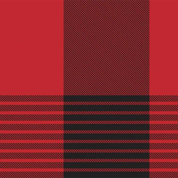 Red Minimal Plaid Textured Seamless Pattern Fashion Textiles Graphics — Vetor de Stock