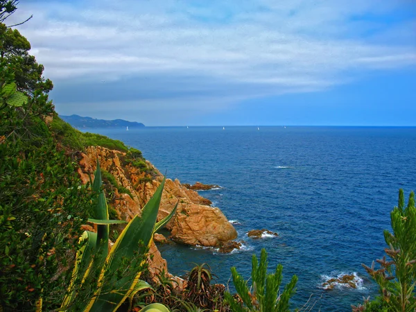 Costa brava (Spanje) Zee scape — Stockfoto