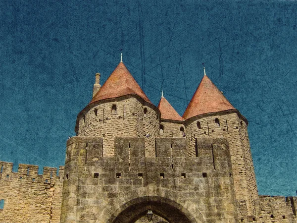 Castello di Carcasson (Francia) ) — Foto Stock