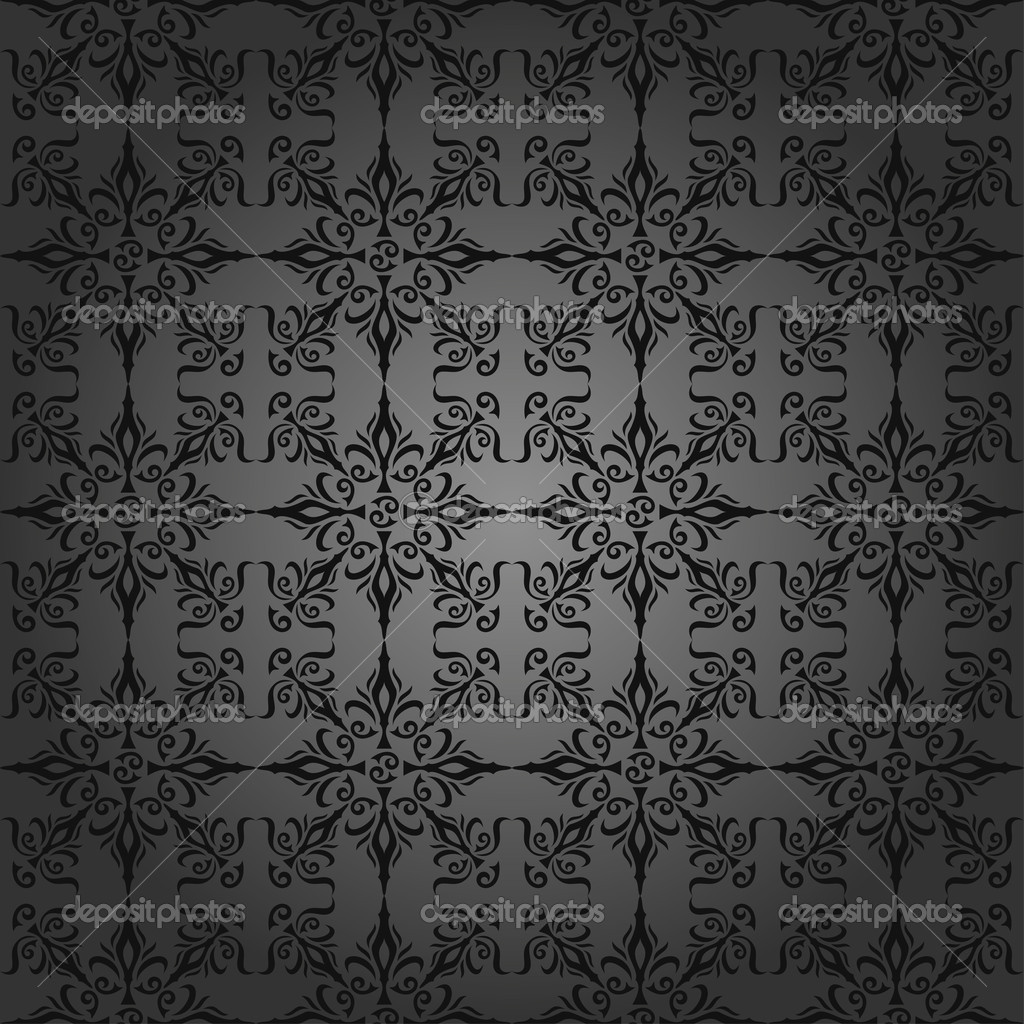Luxury charcoal wallpaper. Seamless. Pattern. — Stock Vector © alexey