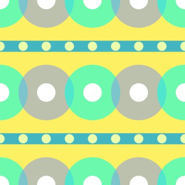 Vintage soyut seamless modeli. Daire. vektör çizim