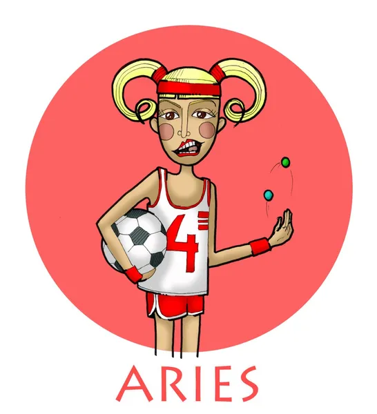 Signos del zodíaco: Aries — Foto de Stock