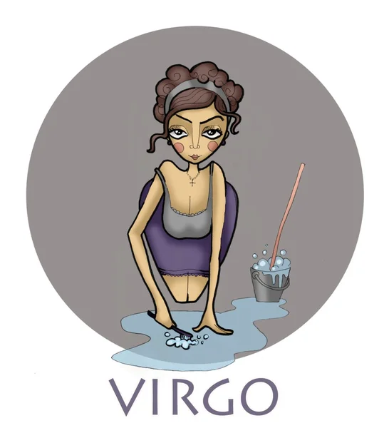 Signos del zodíaco: Virgo — Foto de Stock