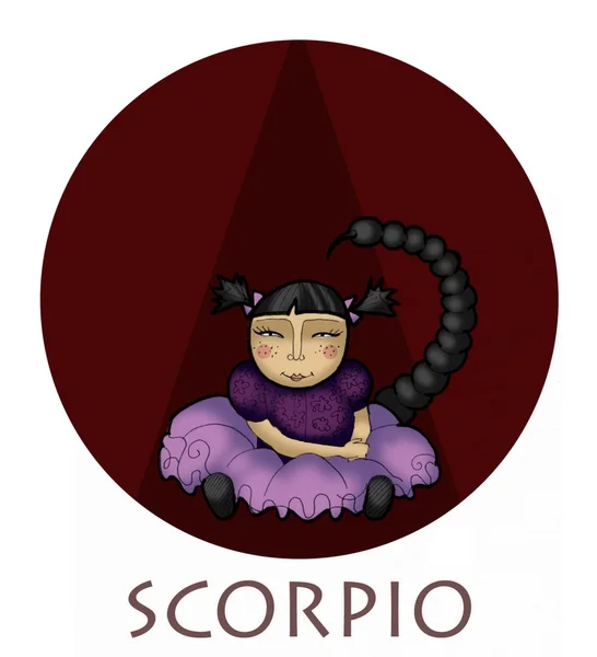 Znaki zodiaku: Skorpion — Zdjęcie stockowe