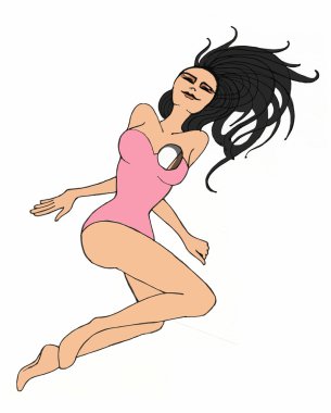 yerde yatarken kapılmış kız