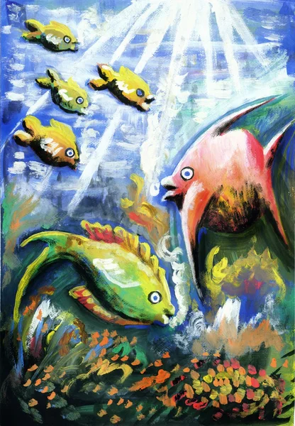Colorful underwater life — Stock Photo, Image