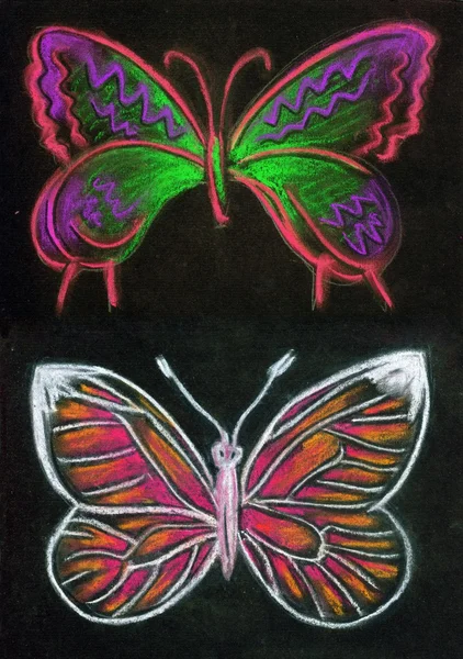 Parę motyl — Zdjęcie stockowe