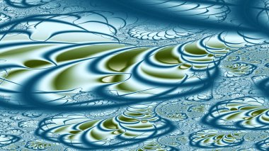 3D soyut bilgisayar fraktal tasarım oluşturulan. Fraktal hiç bitmeyen kalıptır. Fraktallar arasında farklı ölçek kendini benzer sonsuz karmaşık desenler vardır