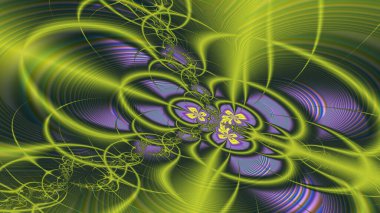 3d soyut bilgisayar üretilmiş fraktal dizayn. Fraktal hiç bitmeyen bir desen. Fraktallar, farklı ölçeklerde kendine benzeyen sonsuz derecede karmaşık desenlerdir.