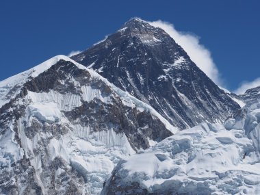 Mount Everest Seen from Kala Patthar in Nepal clipart