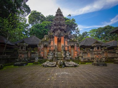Monkey Forest Temple in Ubud, Bali clipart