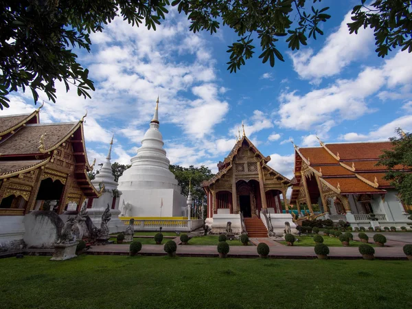 Wat Phra Singh Templos em Chiang Mai, Tailândia — Fotografia de Stock