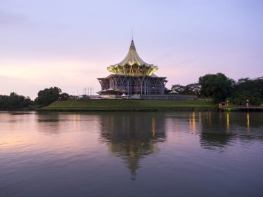 sarawak eyalet Yasama Meclisi Binası, kuching, Malezya