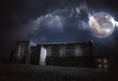 Ortaçağ halloween sahne