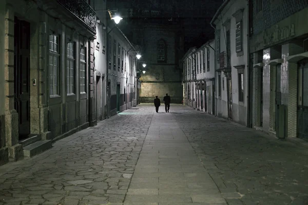 旧街之夜 — 图库照片