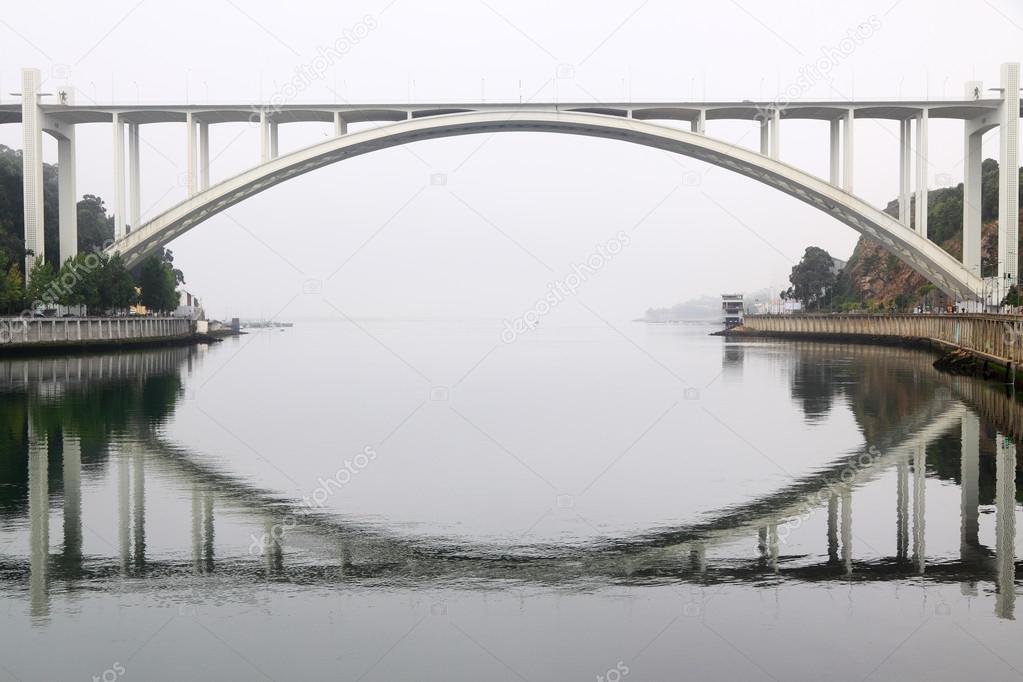 Arrabida bridge reflection